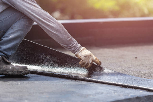 Professional Crawl Space Encapsulation technician working in Alvada, OH